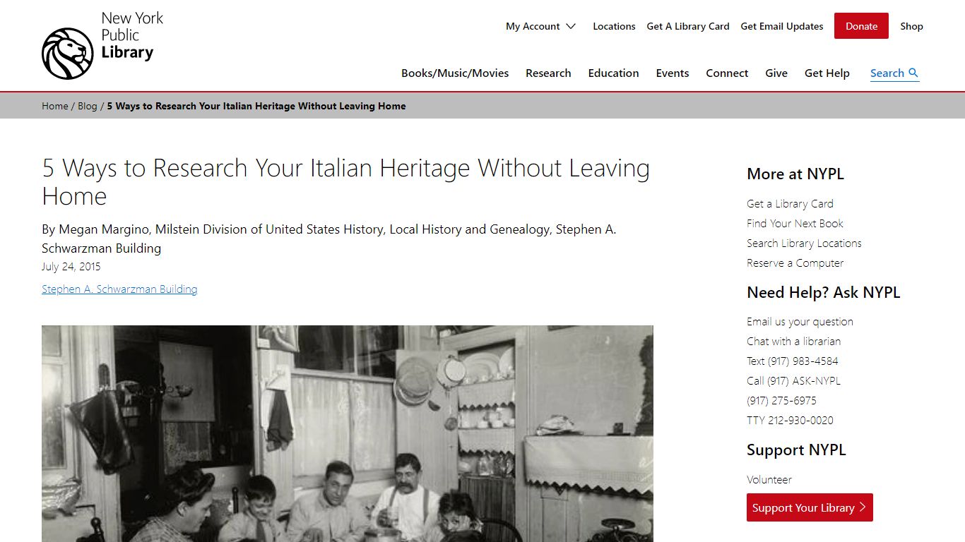 5 Ways to Research Your Italian Heritage Without Leaving Home